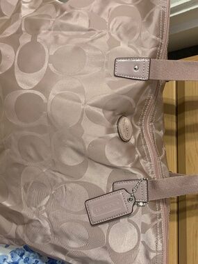 Coach Signature Nylon Packable Tote Bag